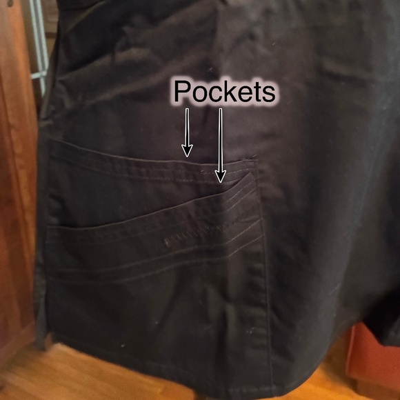 "Cherokee Luxe" scub top, M, black - Picture 4 of 12